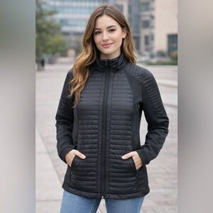 Calia by Carrie Underwood Women’s Quilted Jacket Black Size Small